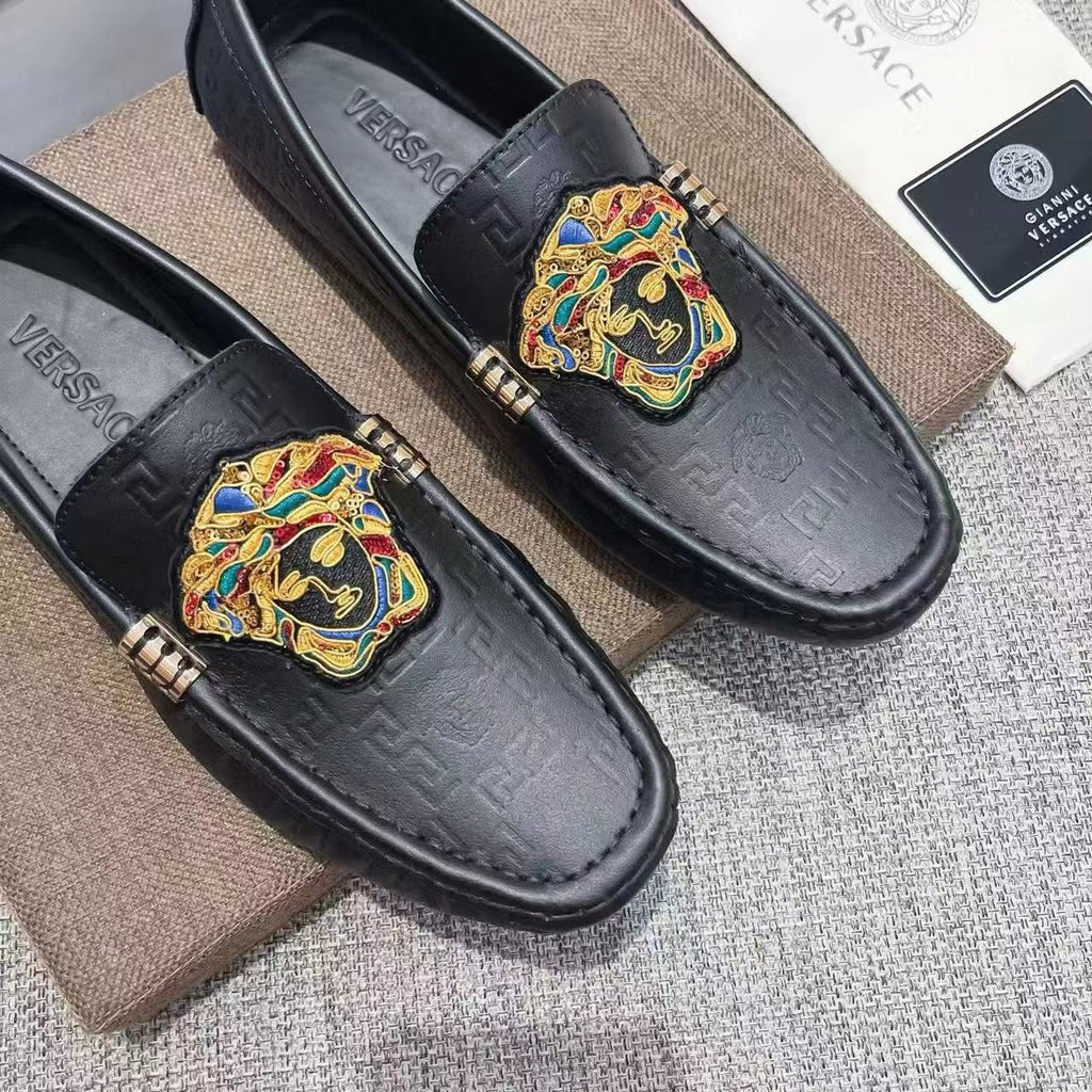 Versace Crest Loafers — front