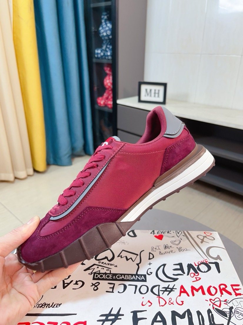 微商相册测试鞋子-Dolce & Gabbana Logo Low-Top Sneakers — side